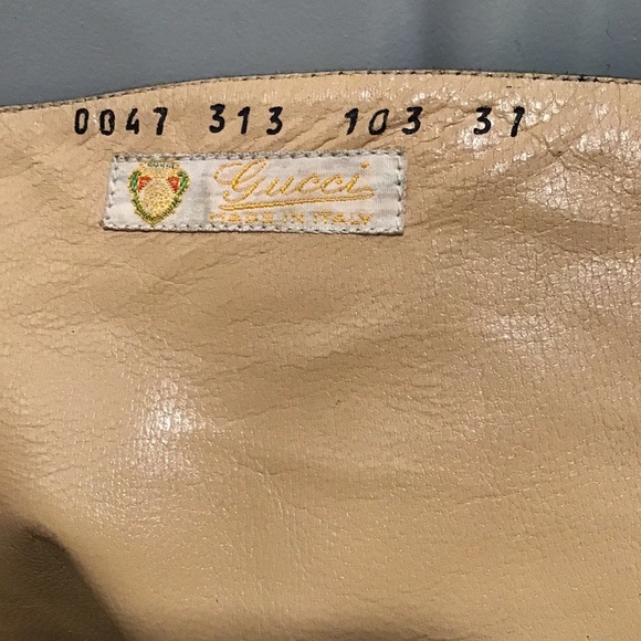 GUCCI Leather Vintage Boots Italy SZ 37/US 7 Made in Italy SN: 0047 313 103 37 - Picture 2 of 16